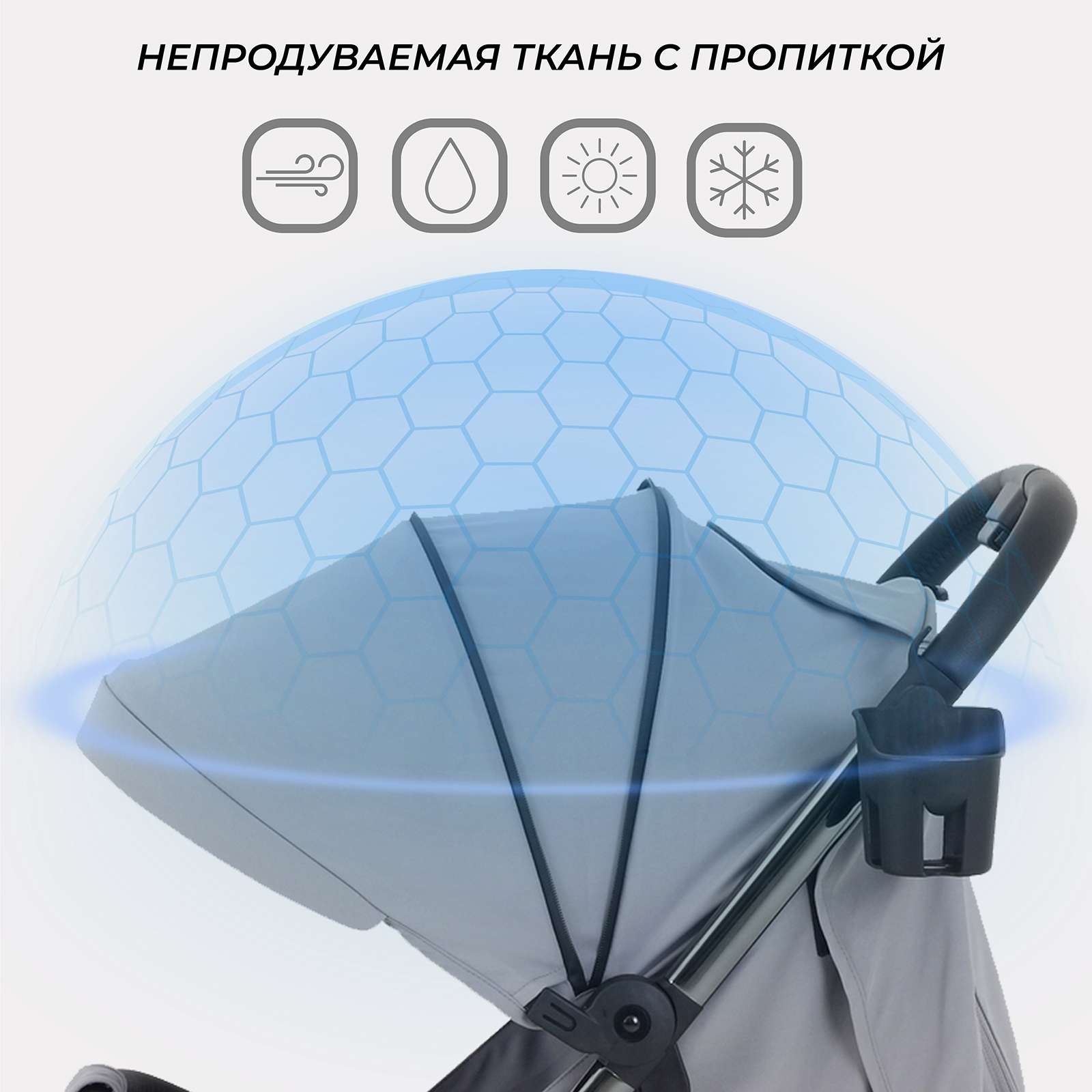 Коляска прогулочная Rant PIXEL - фото 7