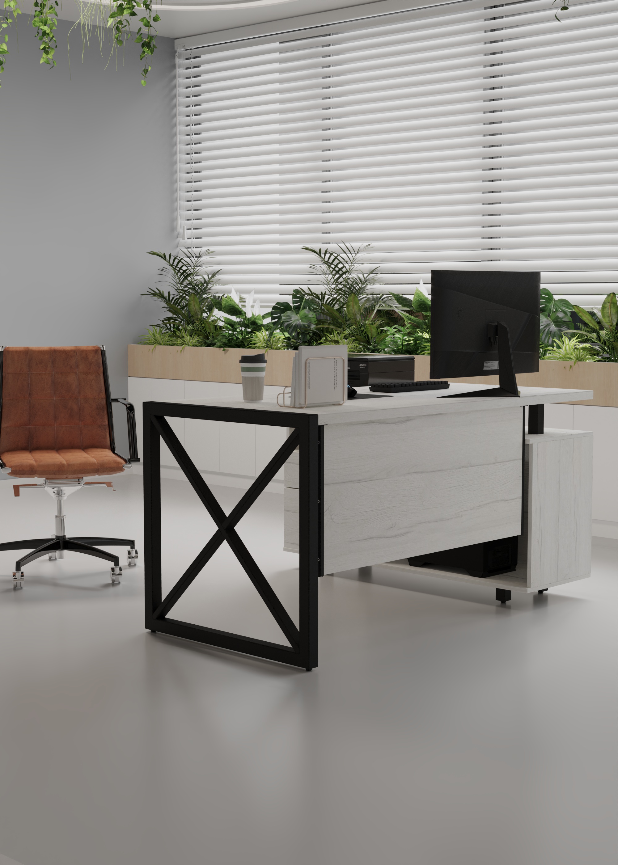 Письменный стол КАЛИФОРНИЯ МЕБЕЛЬ Хардвиг СР01 - фото 3