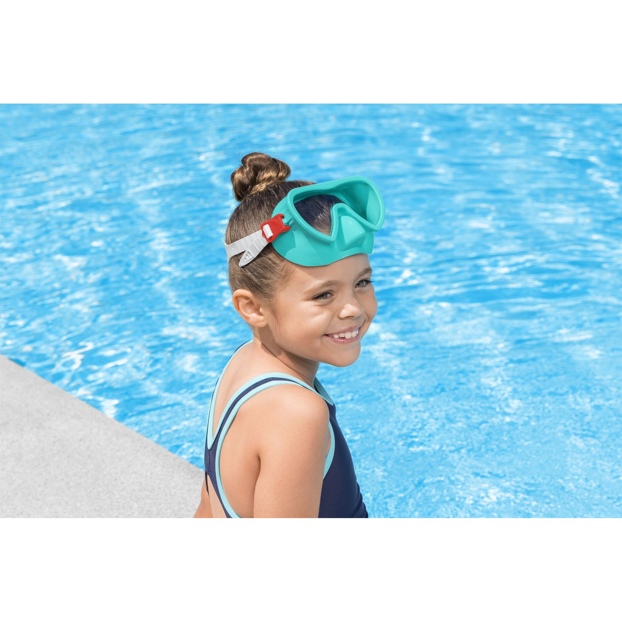 Маска для ныряния Bestway бирюзовая - фото 2