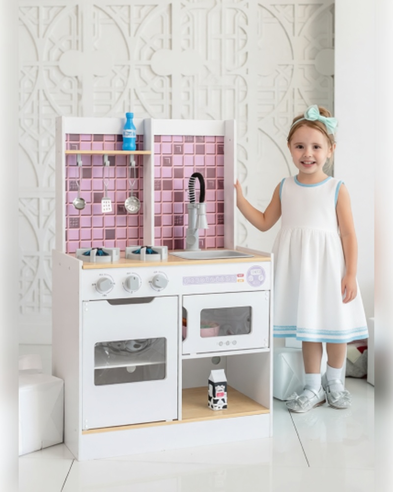 Игрушечная кухня PAREMO с аксессуарами: 6 шт. - фото 1