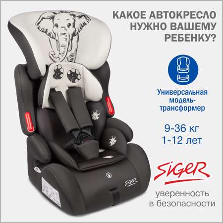Автокресло SIGER Космо 1/2/3 (9-36 кг)