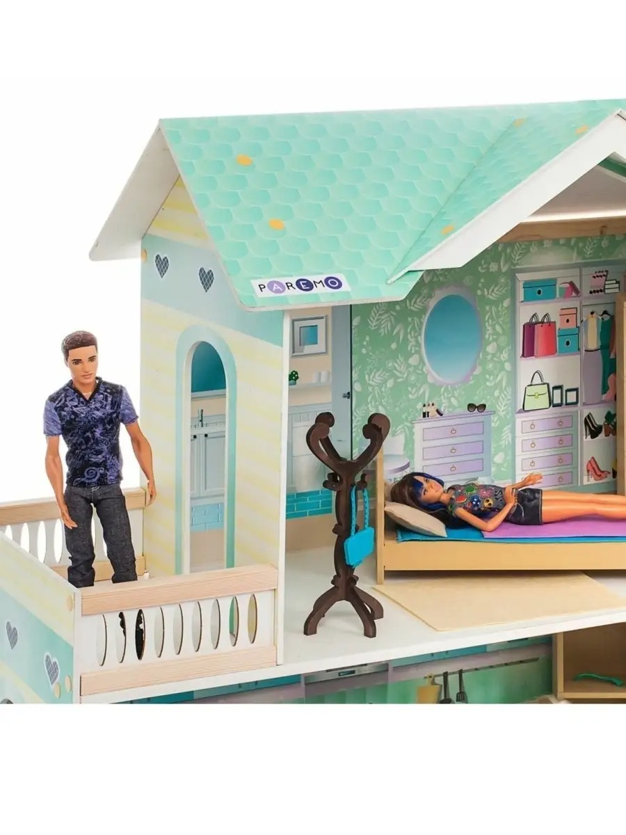 Домик для кукол PAREMO 118 см с мебелью PD318-13 - фото 13