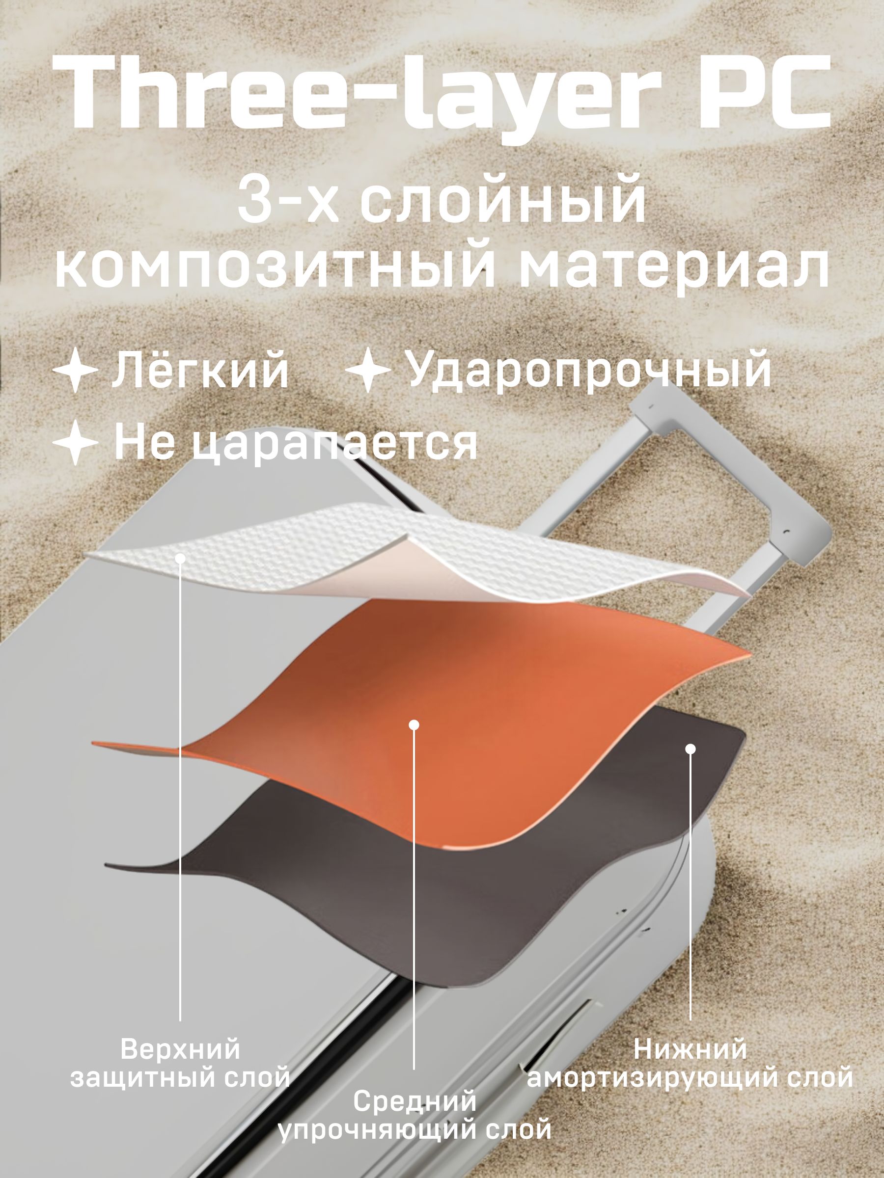 Чемодан MIXI - фото 6