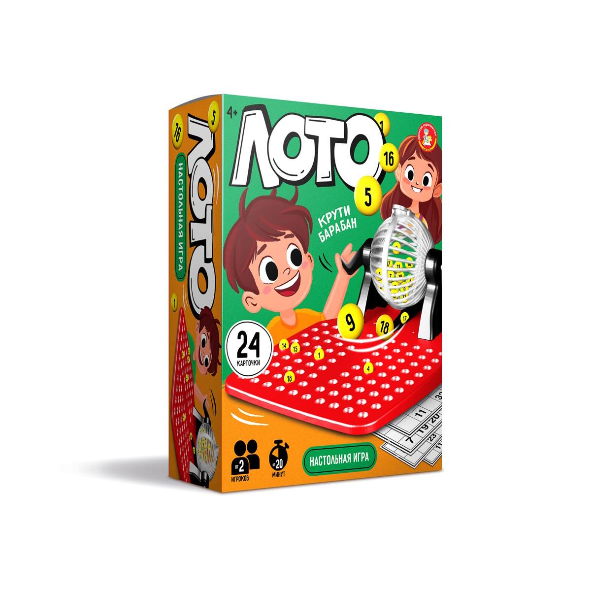 Настольная игра Десятое королевство Лото с барабаном - фото 1