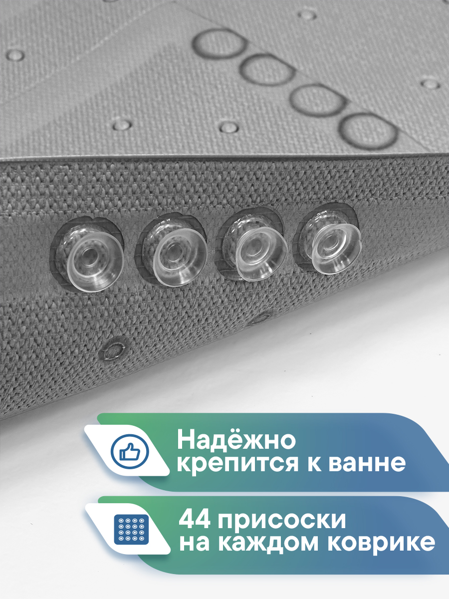 Коврик для ванной VILINA 37 x 70 см - фото 3