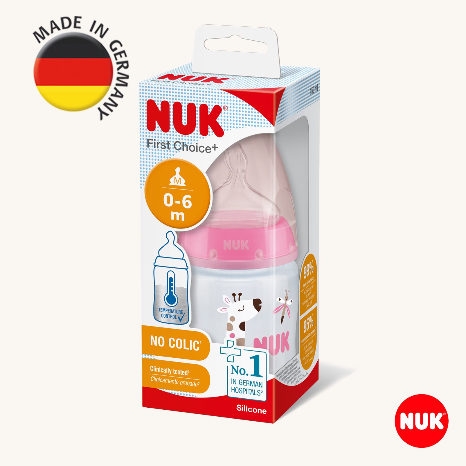 Бутылочка Nuk Anti-Colic 150 мл - фото 2