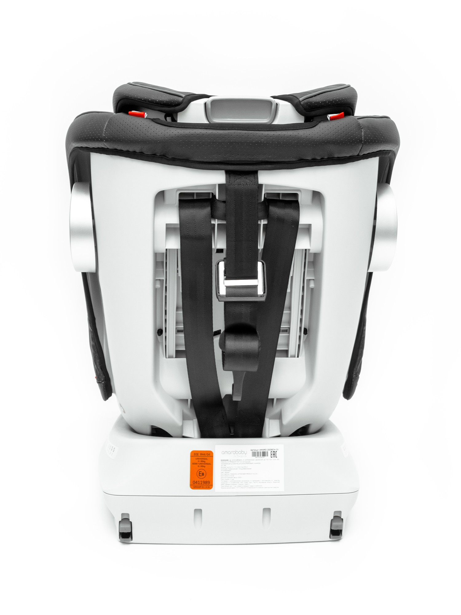Автокресло Amarobaby Champion Isofix 0+/1/2/3 (0-36 кг) черный - фото 23