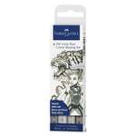 Ручка капиллярная Faber Castell 4 шт.