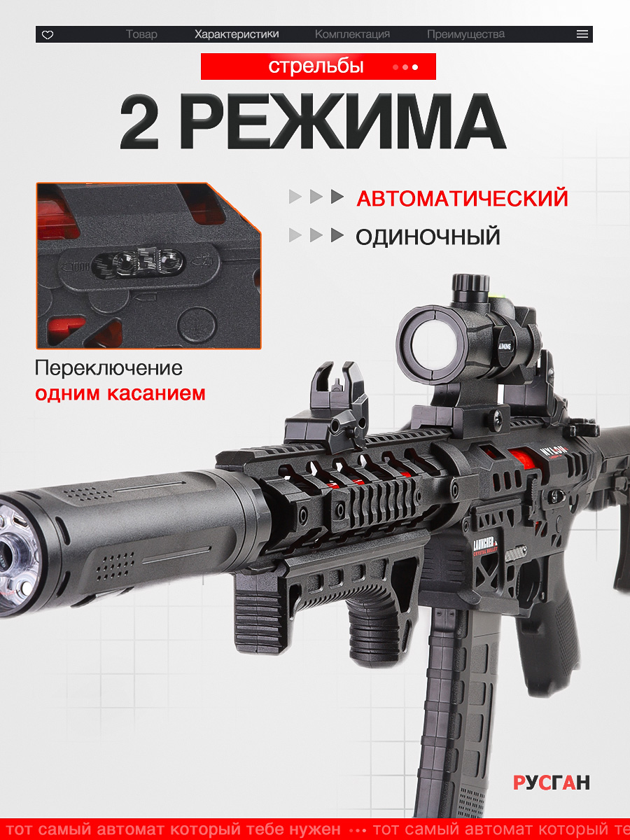 Автомат RUSHGAN AR 15 - фото 2