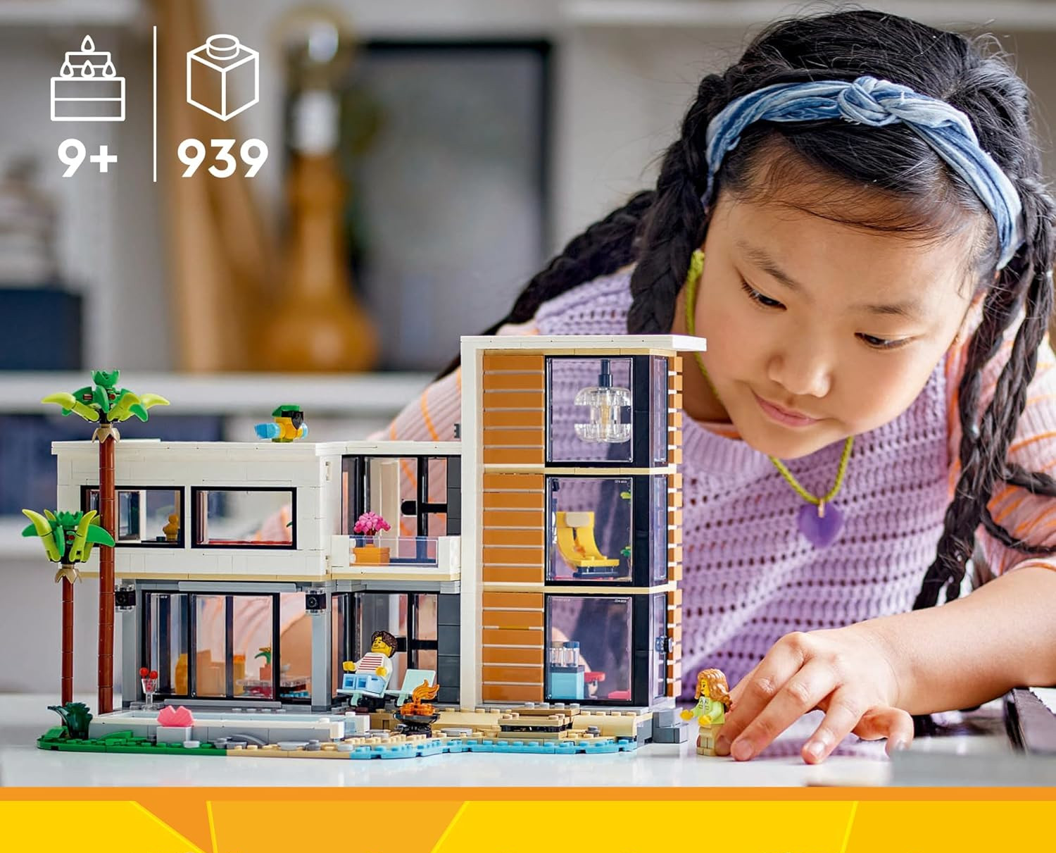 Конструктор LEGO Creator Современный дом блочный - фото 9