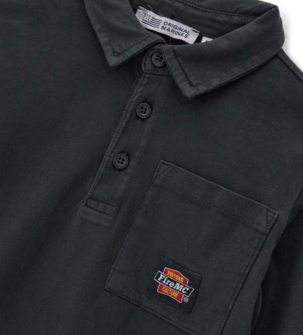 Поло с длинным рукавом ORIGINAL MARINES DFA2613B_19-4203TCX - фото 3