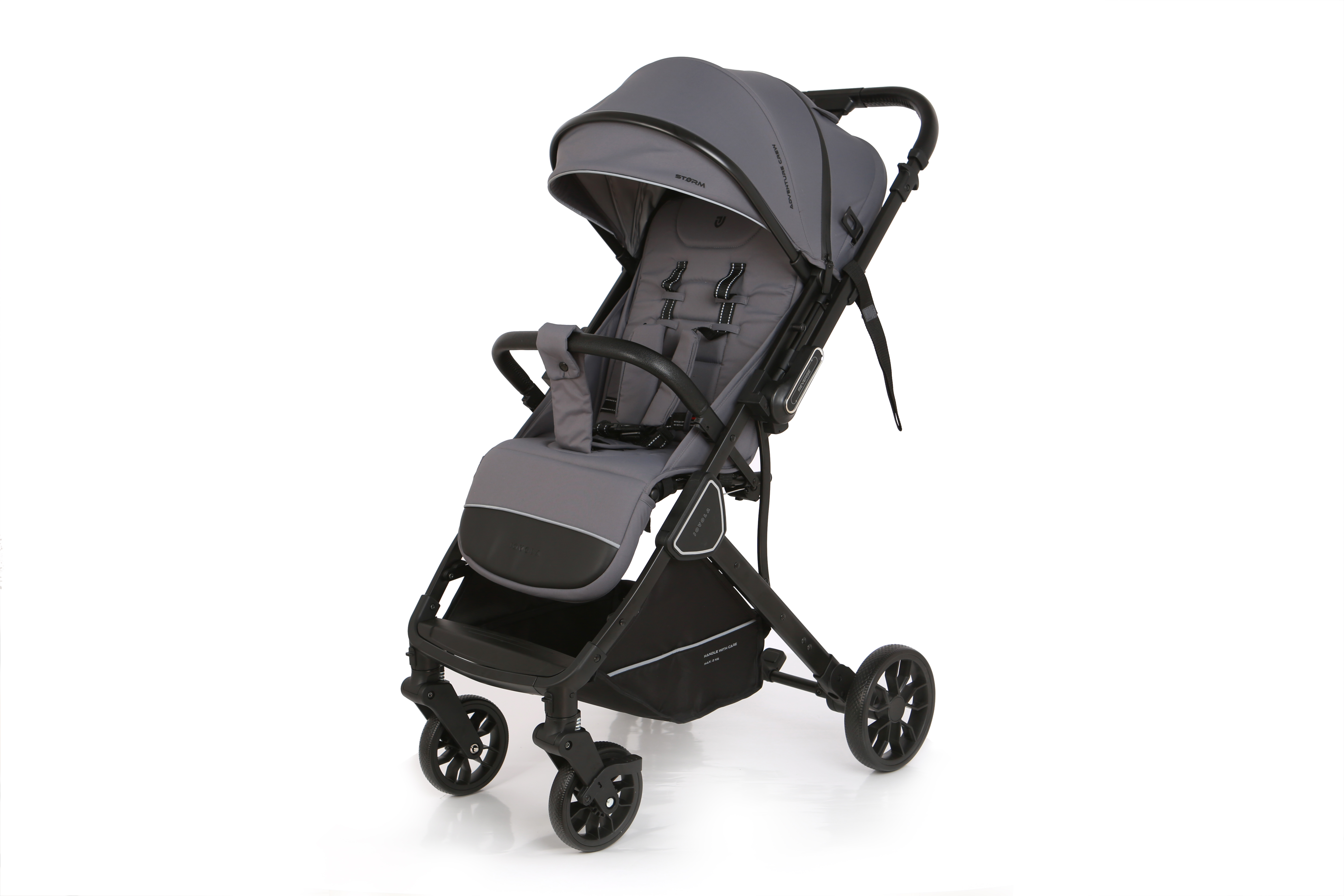 Коляска прогулочная JOVOLA Storm темно-серый - фото 1