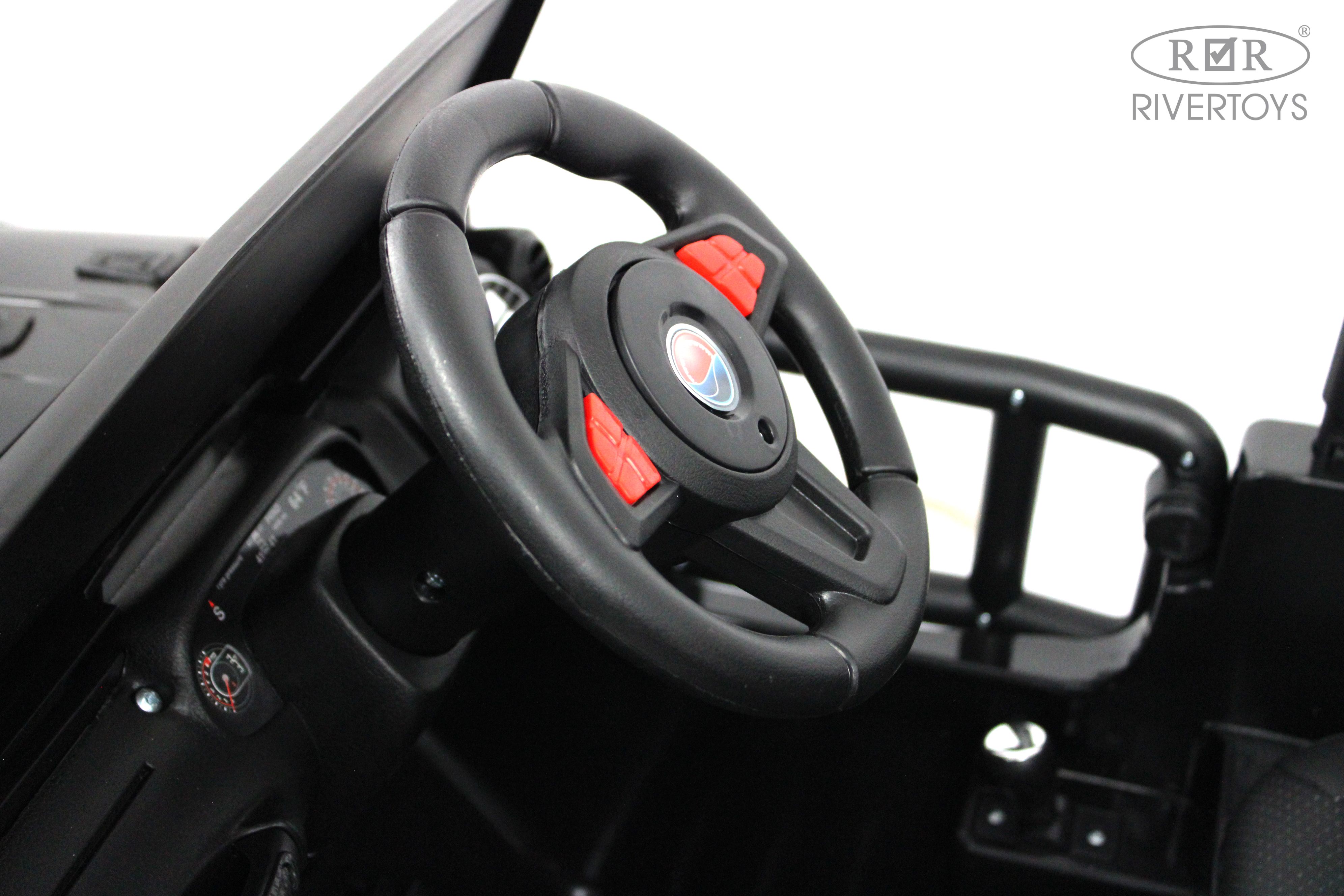 Электромобиль RIVERTOYS T222TT-4WD-BLACK С пультом ДУ - фото 15
