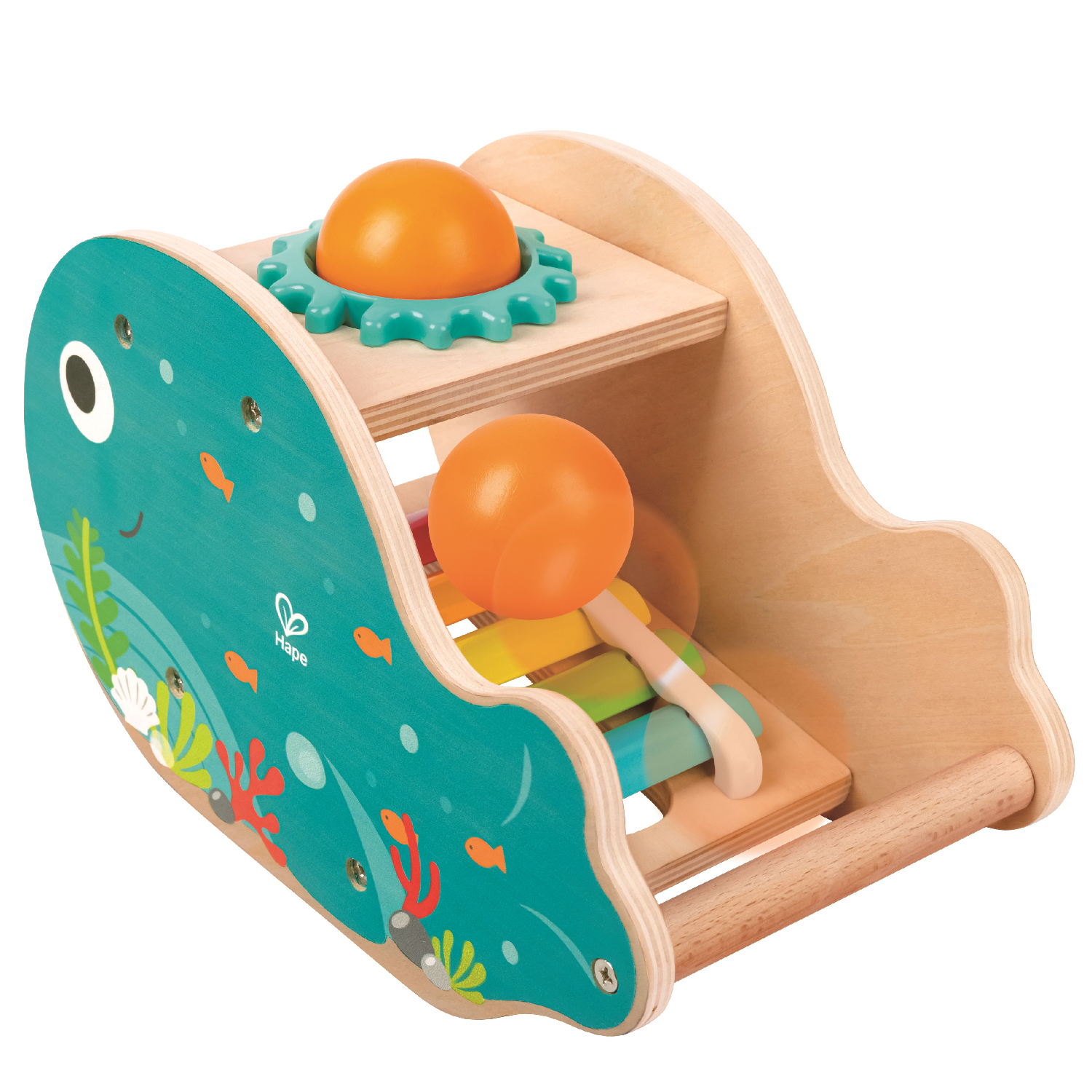 Игрушка музыкальная Hape Китёнок ксилофон - фото 2