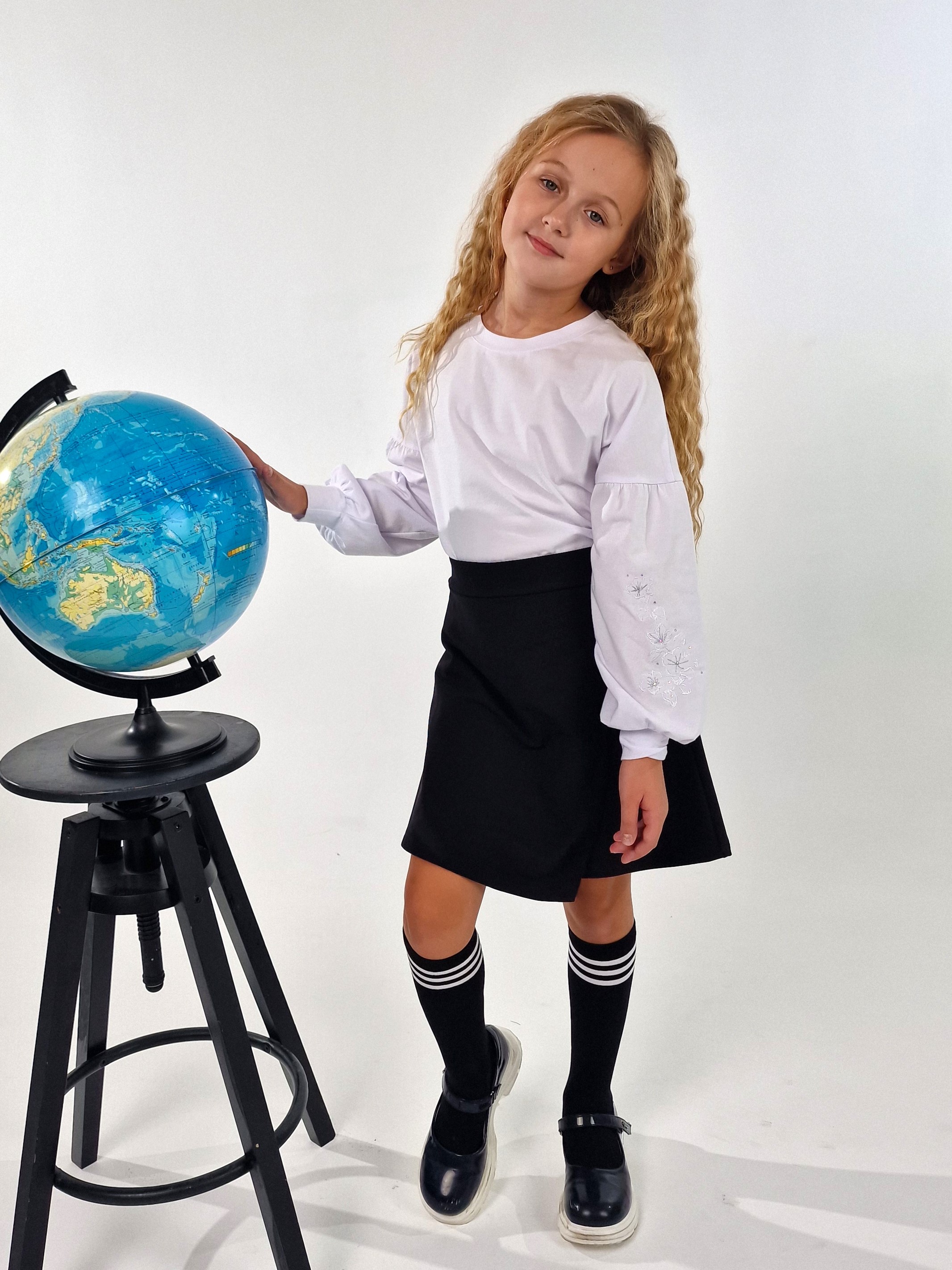 Блузка Luneva Шк 07-1. - фото 7