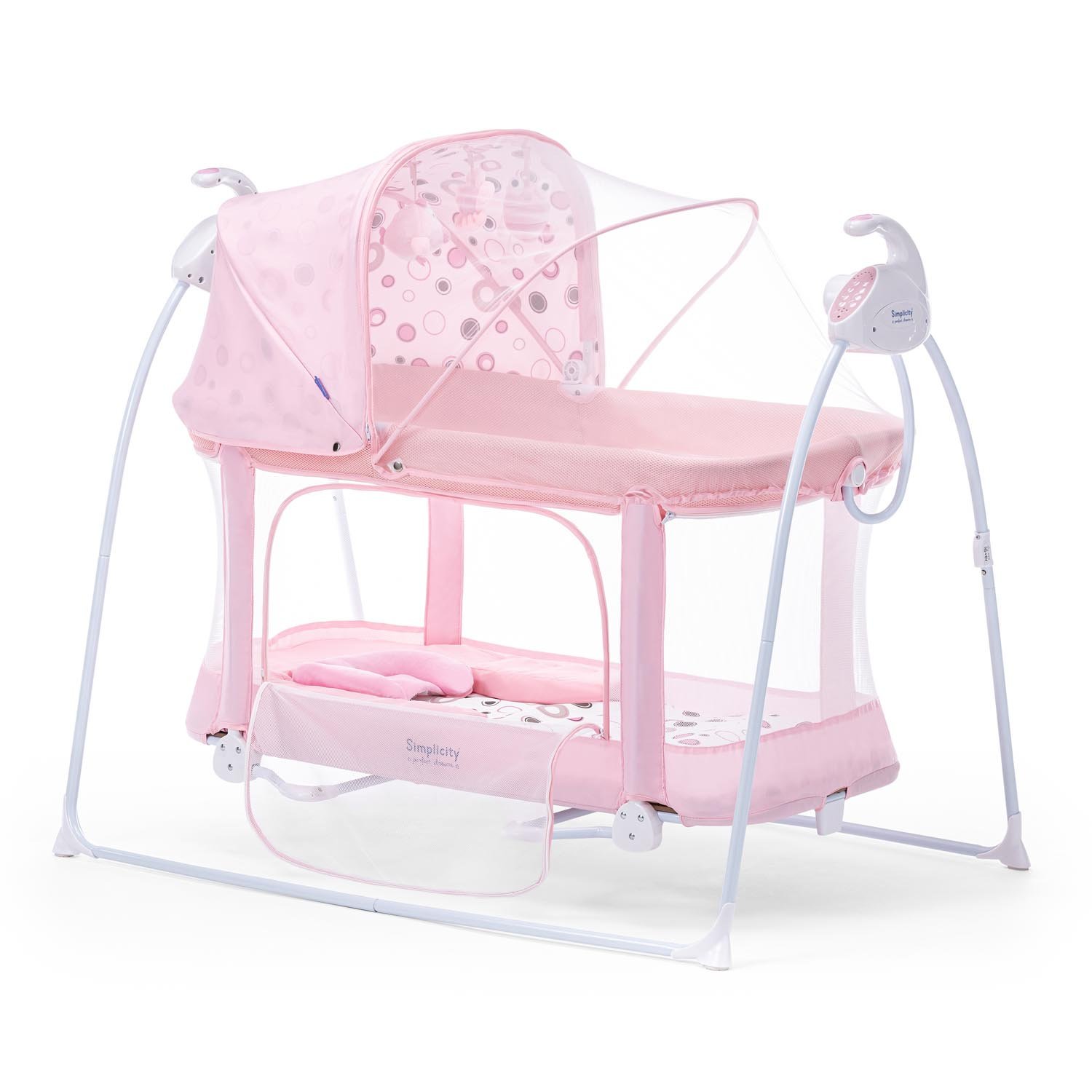Колыбель SIMPLICITY 4030 Auto розовый - фото 11