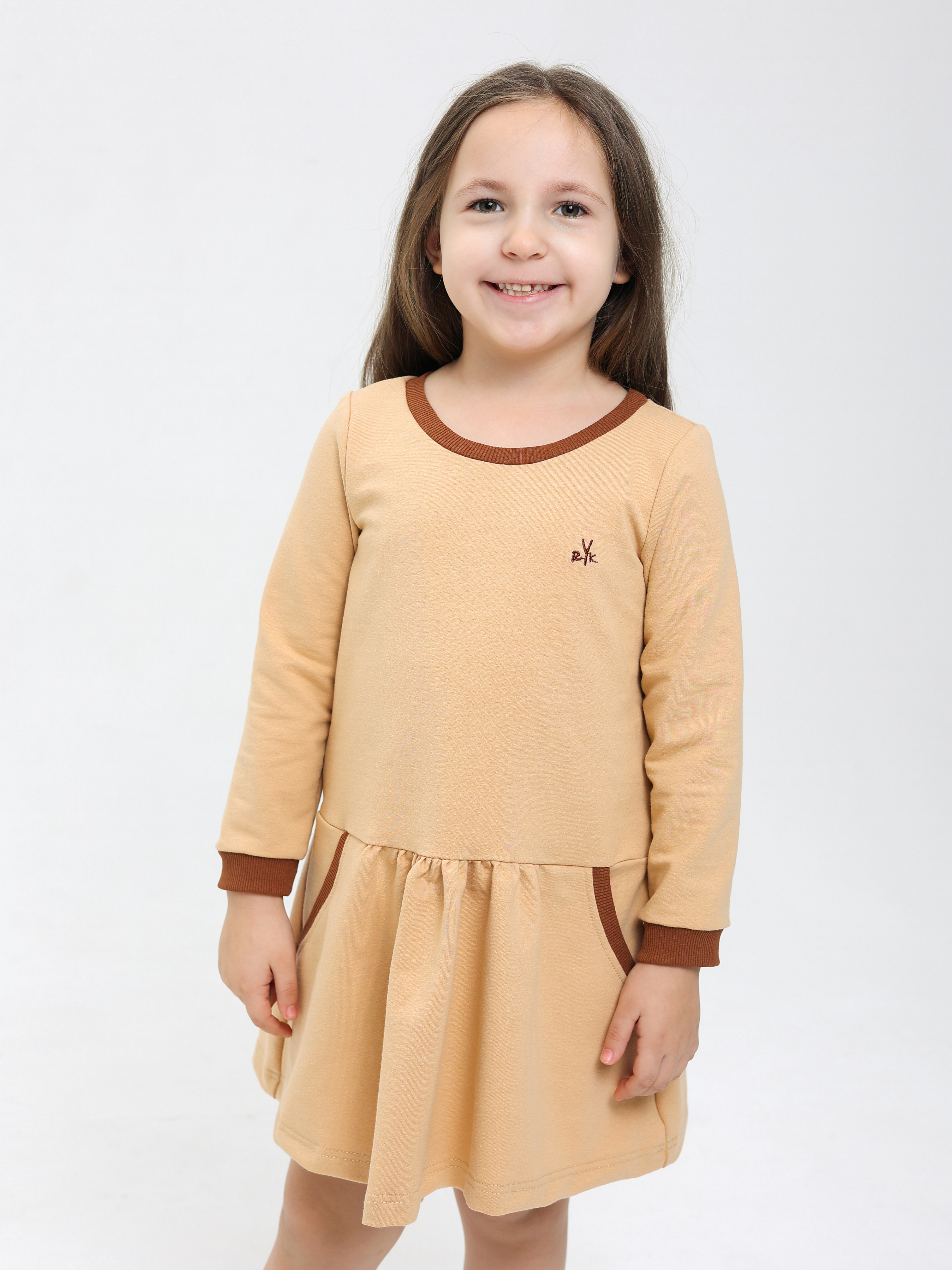 Платье RobyKris 27-9286-25/беж - фото 1