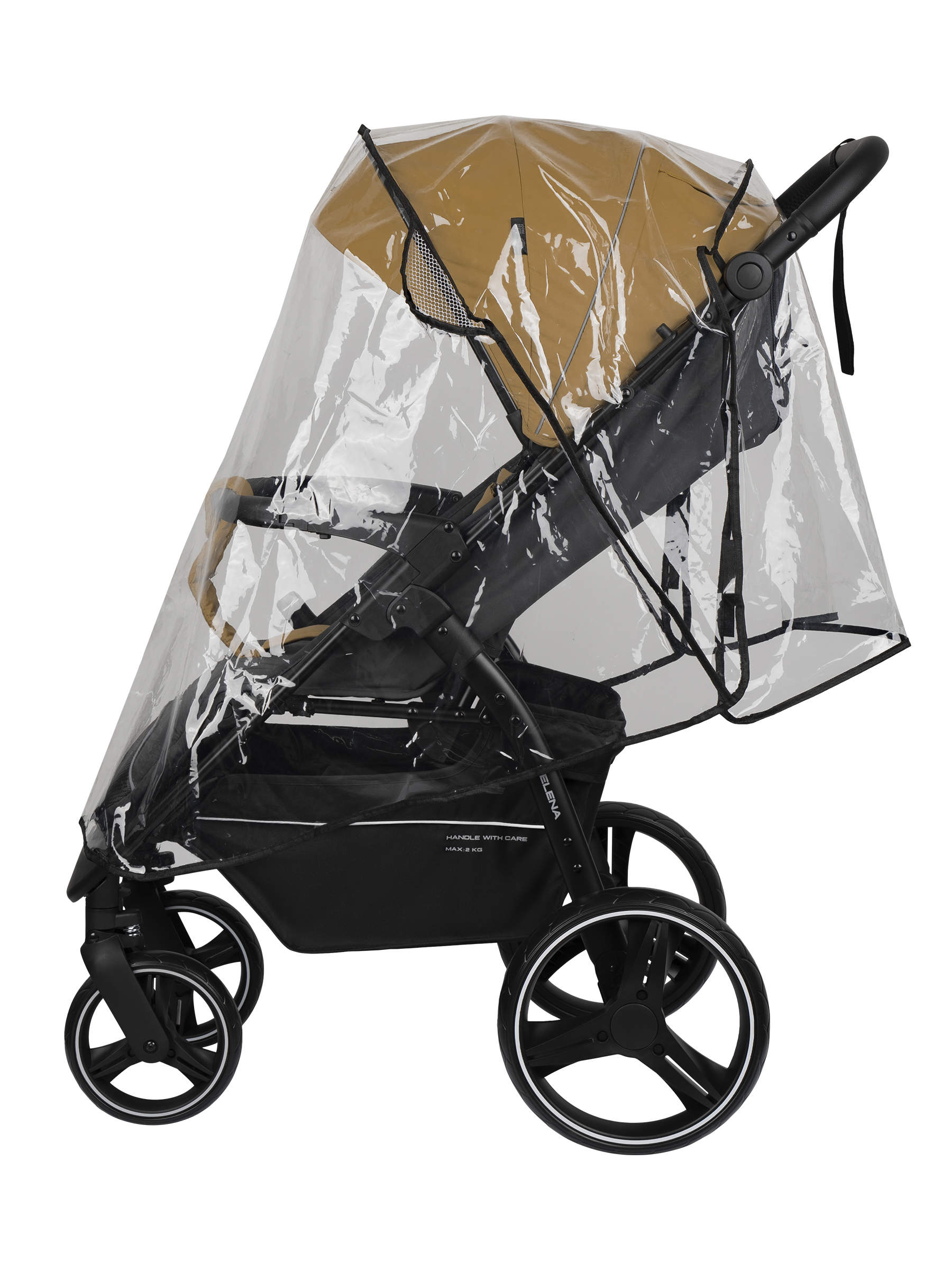 Коляска прогулочная JOVOLA SELENA 2026 всесезонная бежевый - фото 12