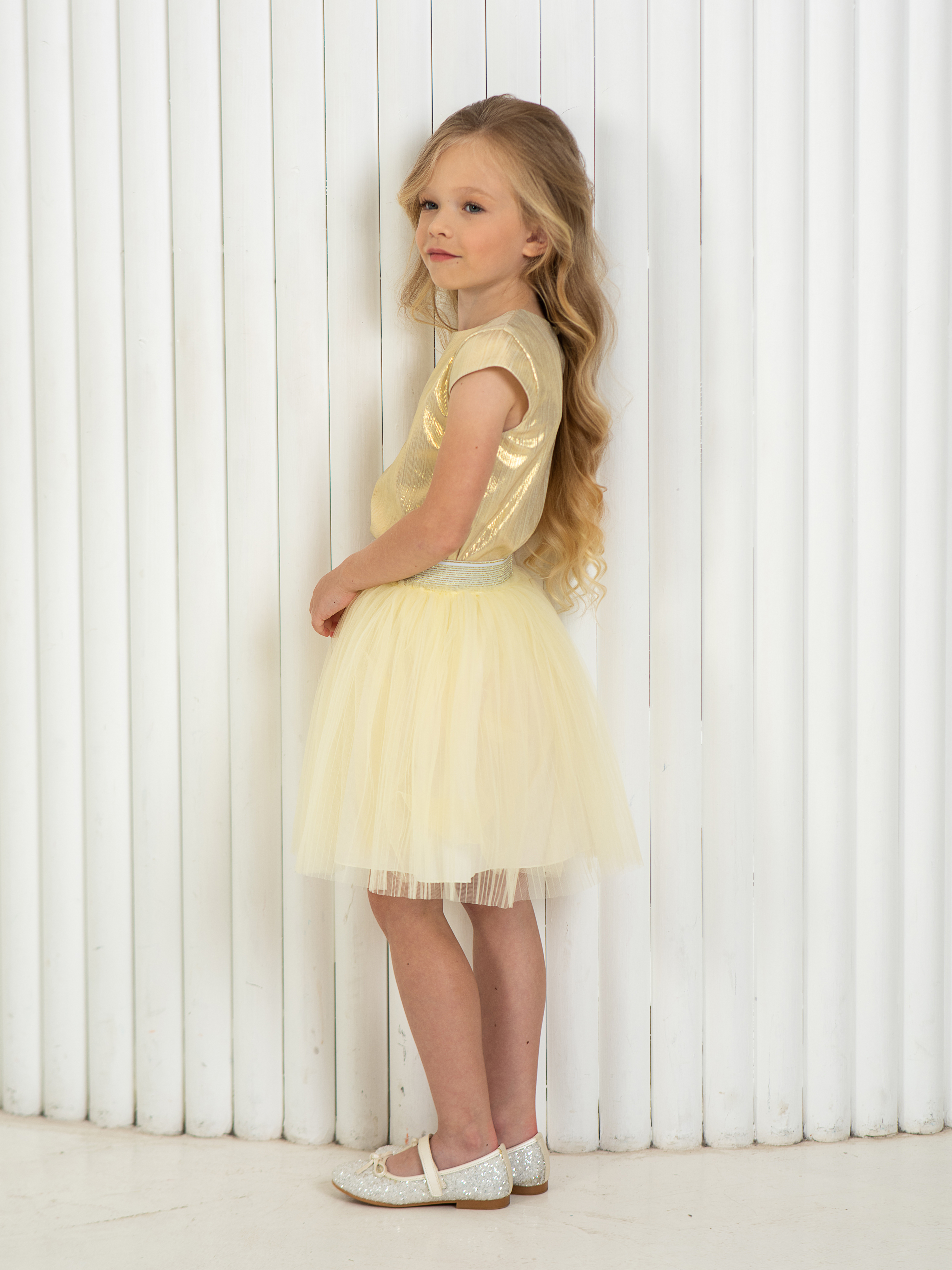 Юбка LisaWeta S-142 желтый - фото 7