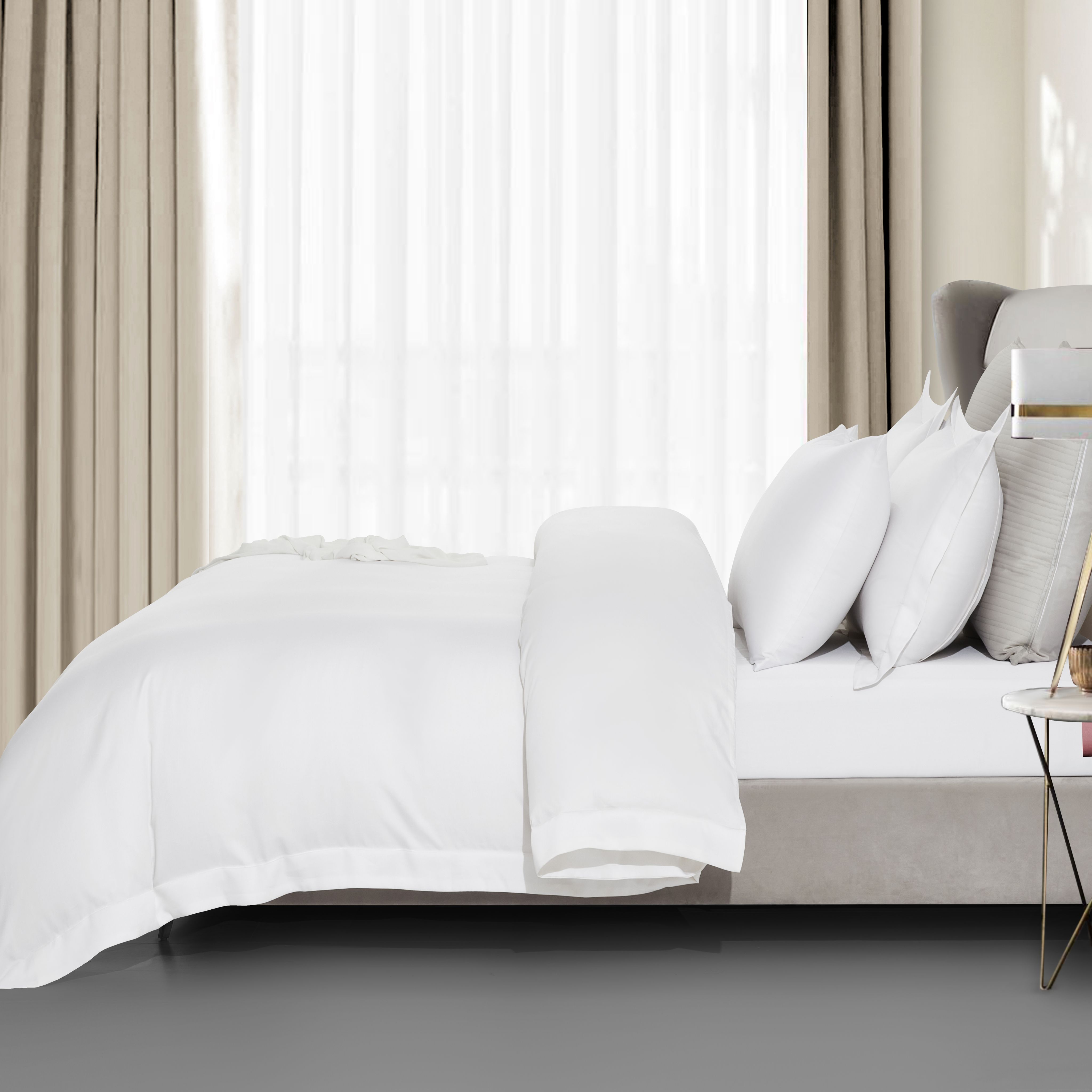 Комплект постельного белья Arya Home Collection Tencel Arty евро - фото 2