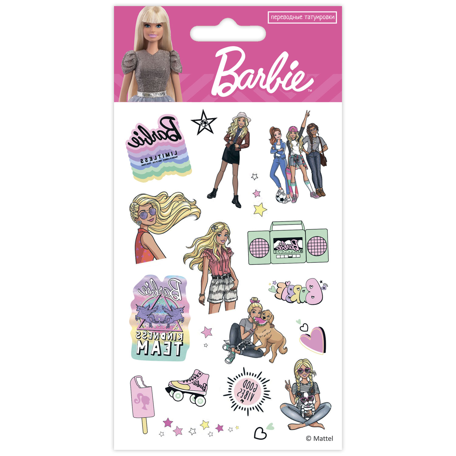 Временные татуировки Barbie - фото 2