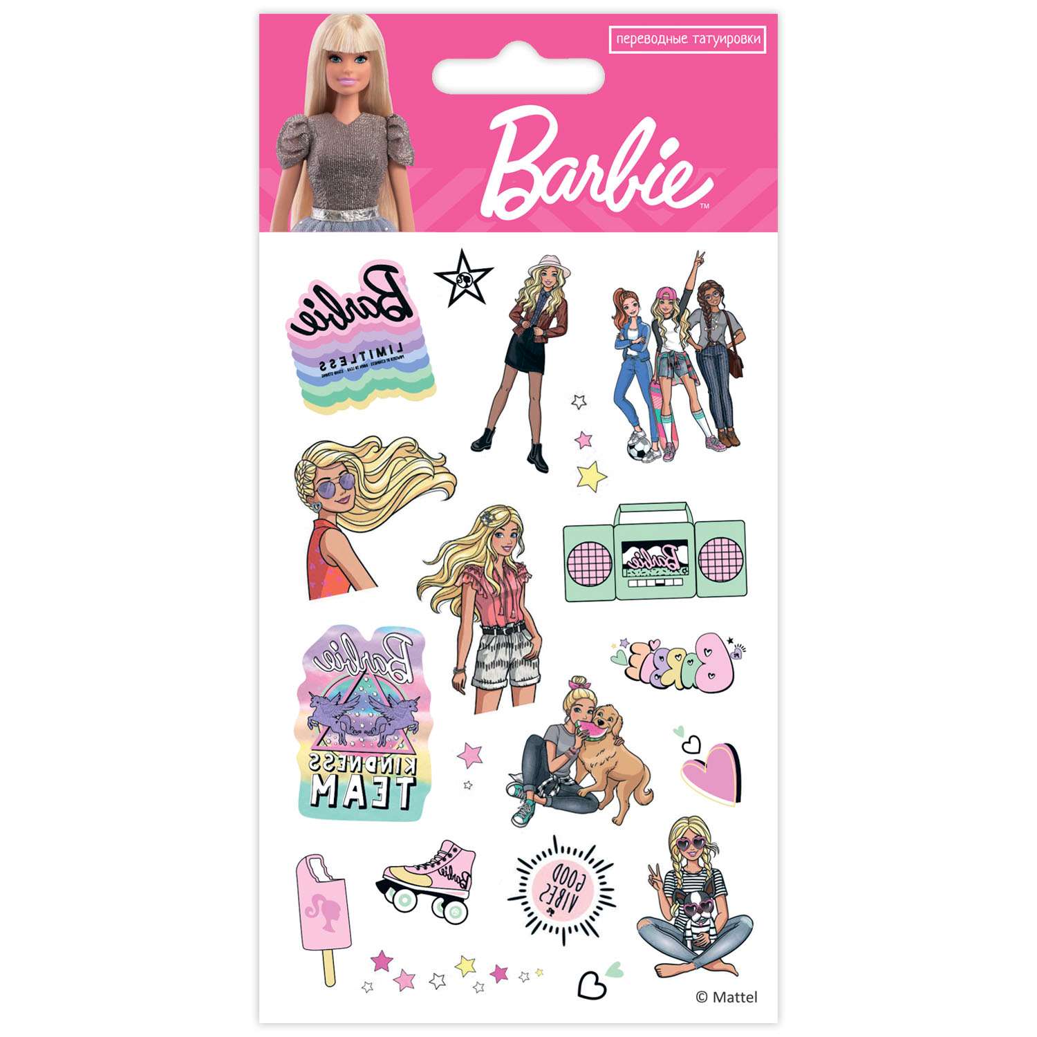 Временные татуировки Barbie - фото 2