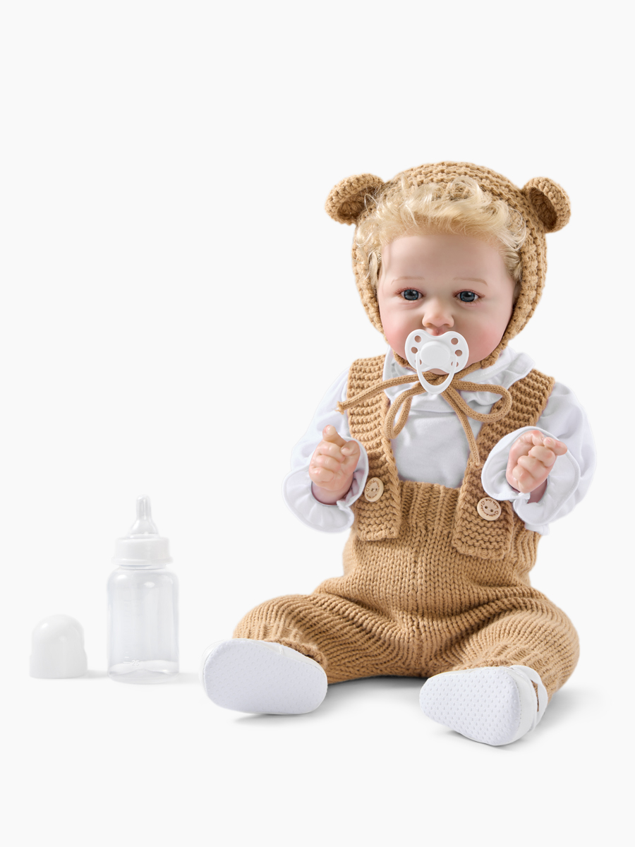 Кукла классическая Happy Baby Саша пупс высота 55 см 332015_beige - фото 1