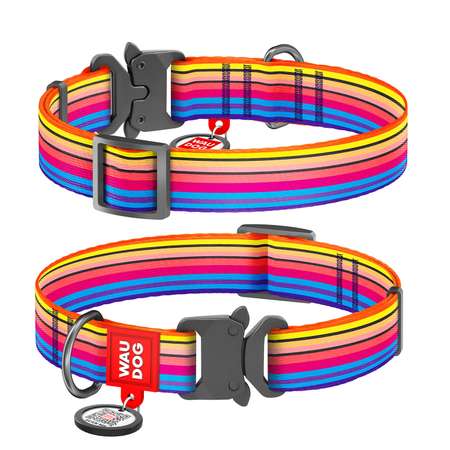 Ошейник для собак Waudog Nylon Линия малый 5152