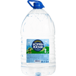 Вода питьевая Норма жизни негазированная 5л