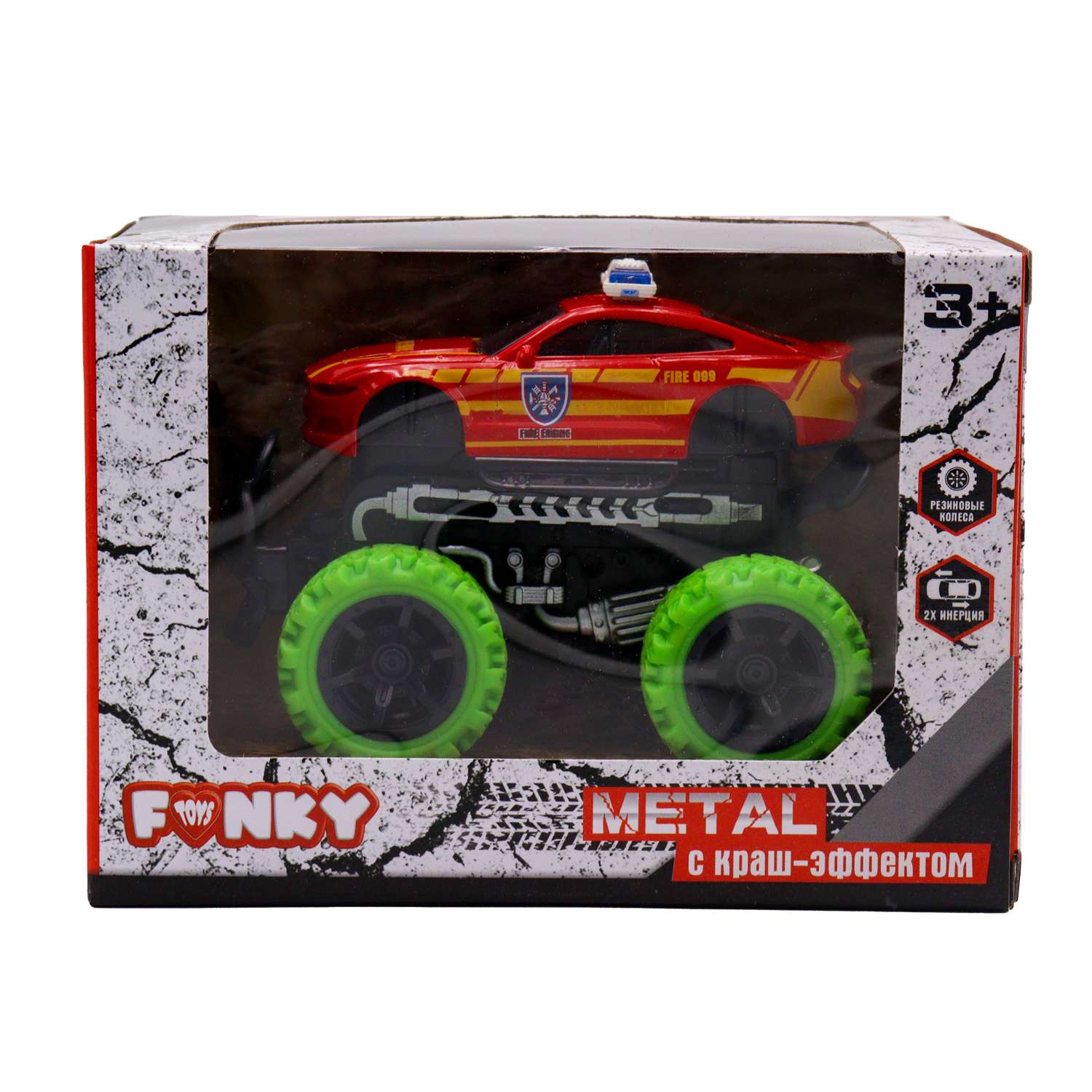 Пожарная машина Funky Toys FT8486-4 - фото 3