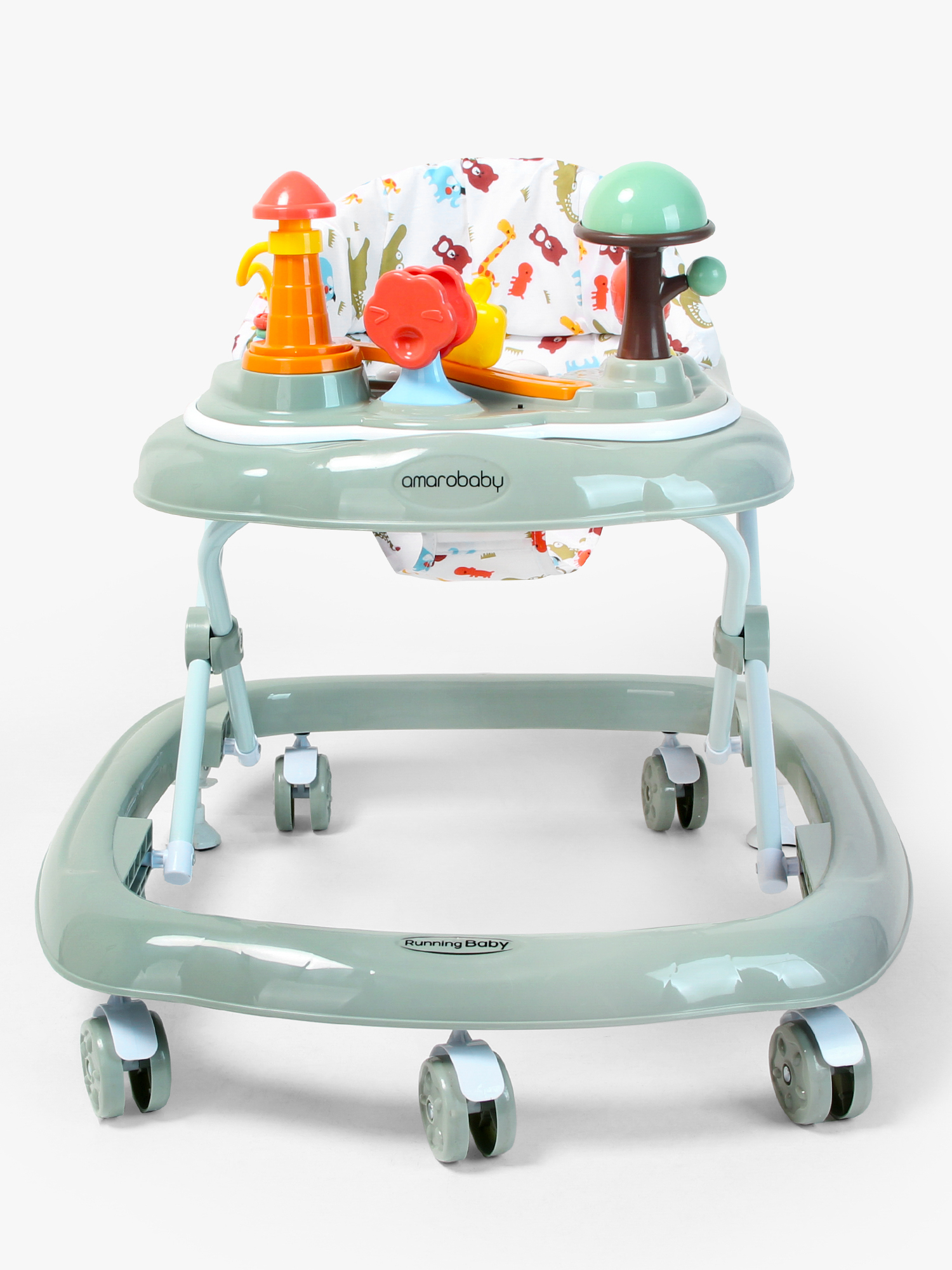 Ходунки Amarobaby Running Baby зеленый в ассортименте - фото 13