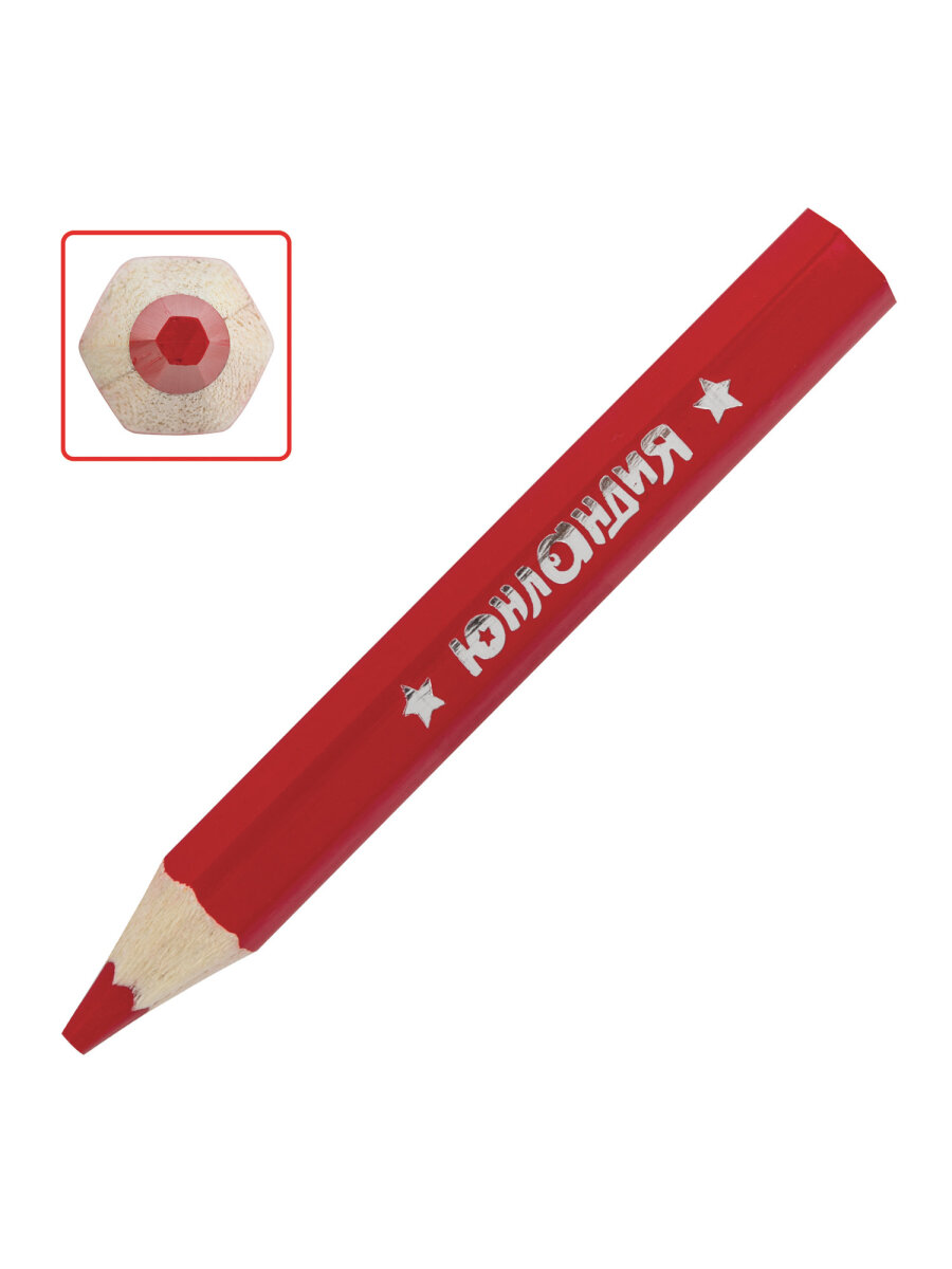 Карандаши цветные Юнландия 12 шт. - фото 11