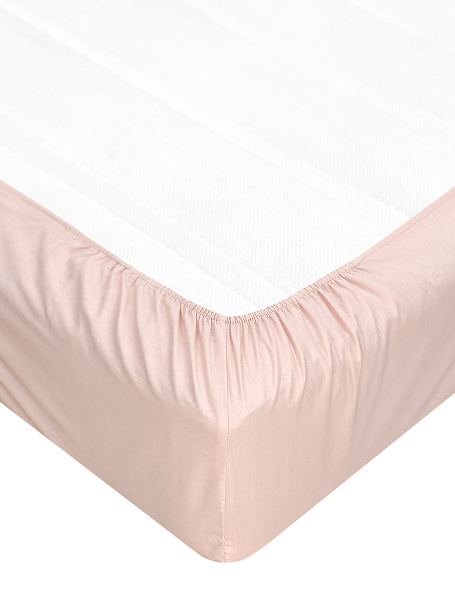 Простыня BRAVO поплин роза 180 x 200 см на резинке 1 шт. - фото 5