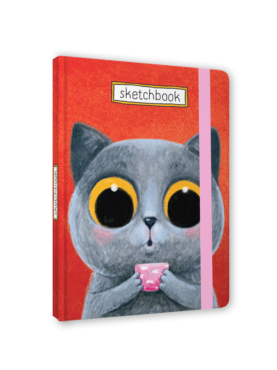 Блокнот Проф-Пресс Скетчбук Котик с чашкой А5 80 л - фото 6