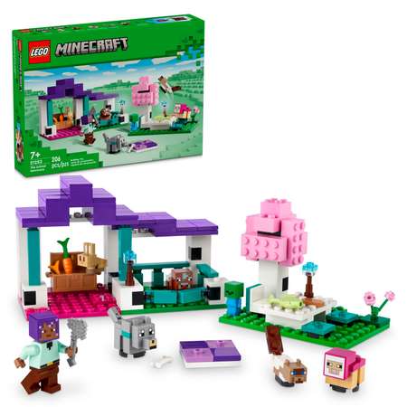 Конструктор LEGO Minecraft Приют для животных блочный