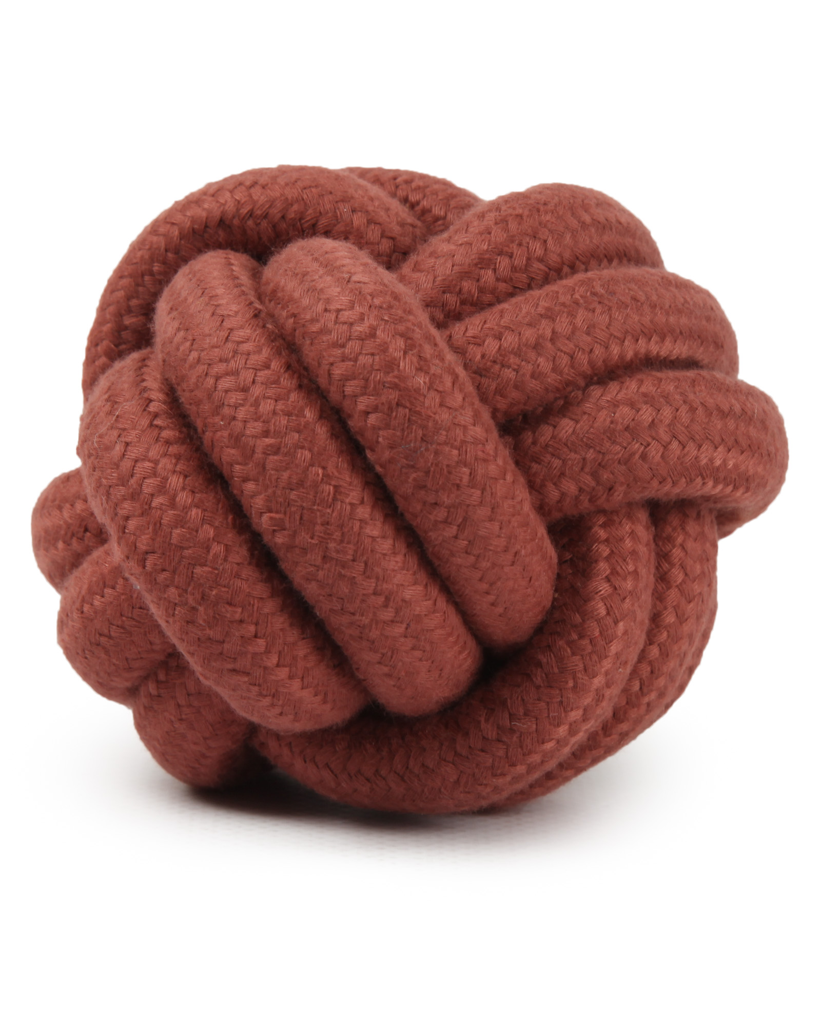 Игрушка для собак Barbaks Канатный мячик 9.5см - фото 4