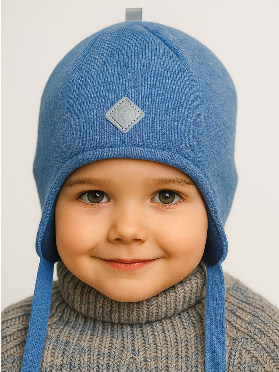 Шапка ПриКиндер B-Sp2336 Цвет: Васильковый - фото 1