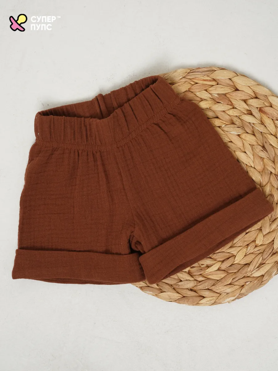 Костюм Супер Пупс кост/мус/рубшорты/шоколад - фото 6