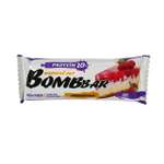 Батончик Bombbar неглазированный со вкусом Малиновый чизкейк 60г