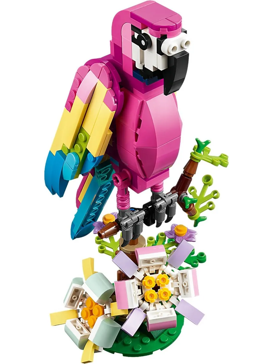 Конструктор LEGO Creator Экзотический розовый попугай 253 дет. - фото 2