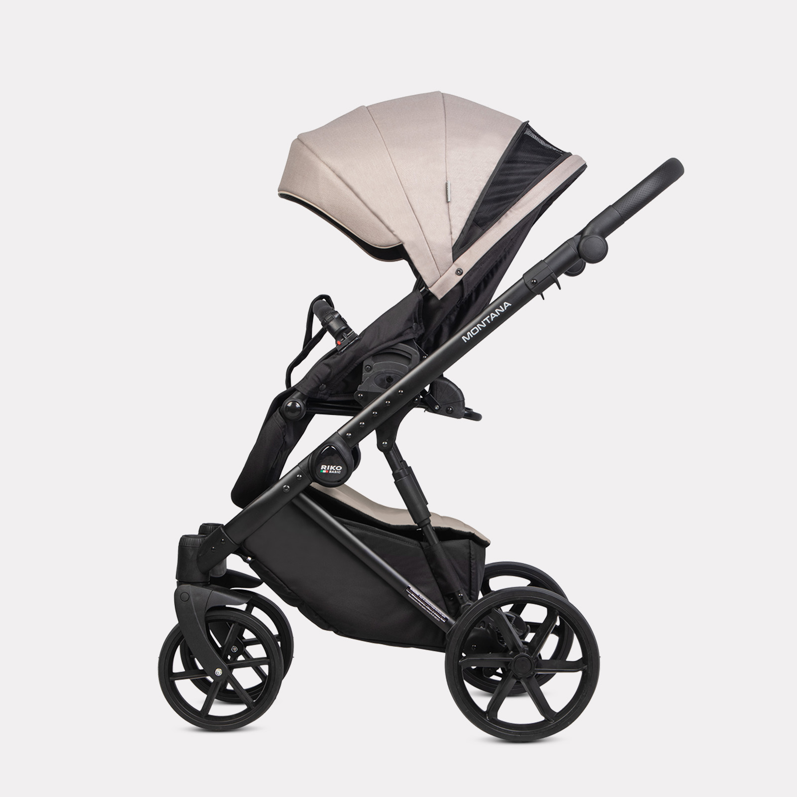 Коляска 3в1 Riko Basic Montana Plus бежевый - фото 7