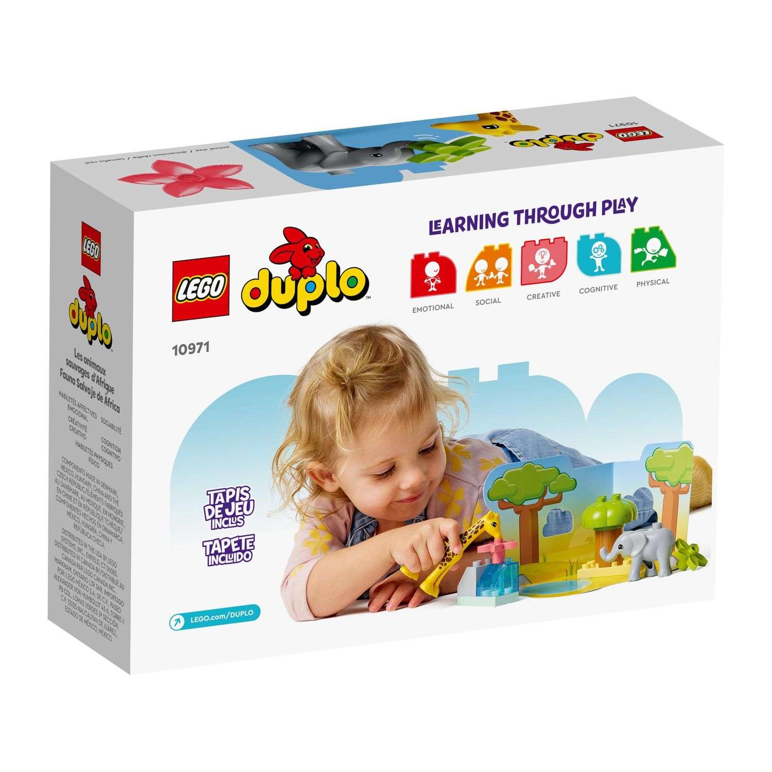 Конструктор LEGO DUPLO Wild Animals of Africa 10 дет. - фото 4
