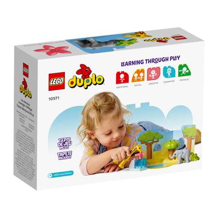 Конструктор LEGO DUPLO Wild Animals of Africa блочный