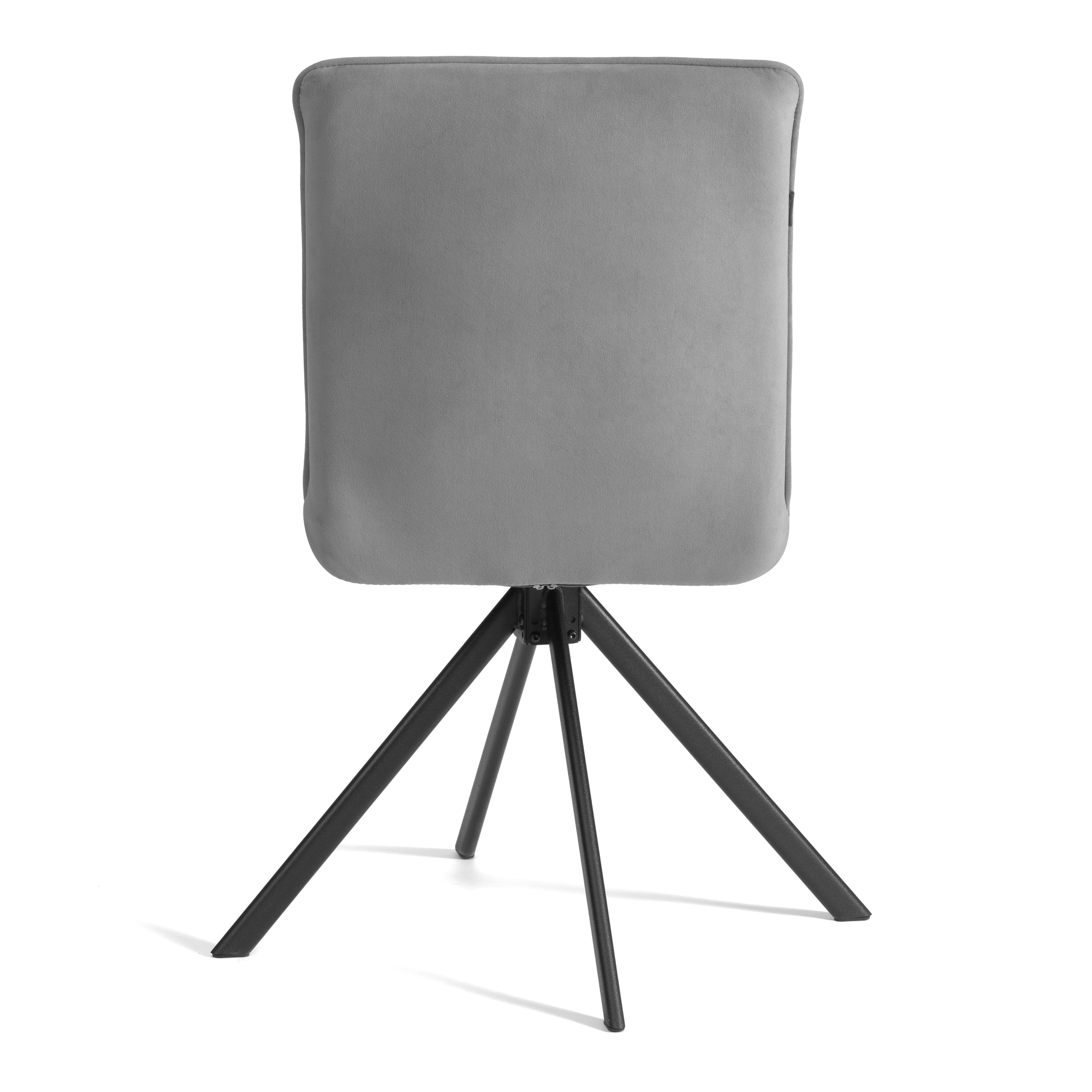 Стул TETCHAIR велюр серый - фото 12