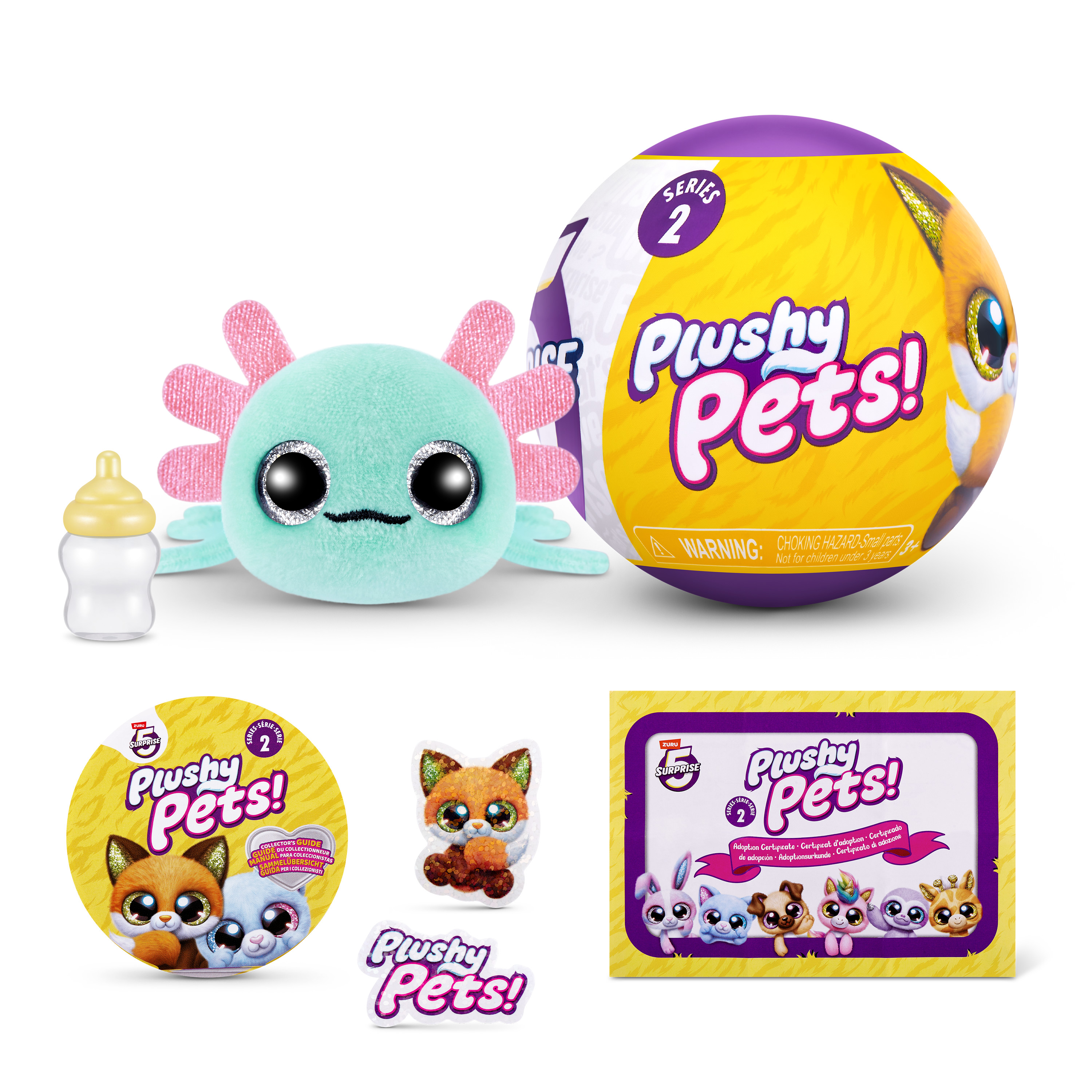 Игровой набор Zuru 5 surprise Plushy pets - фото 13