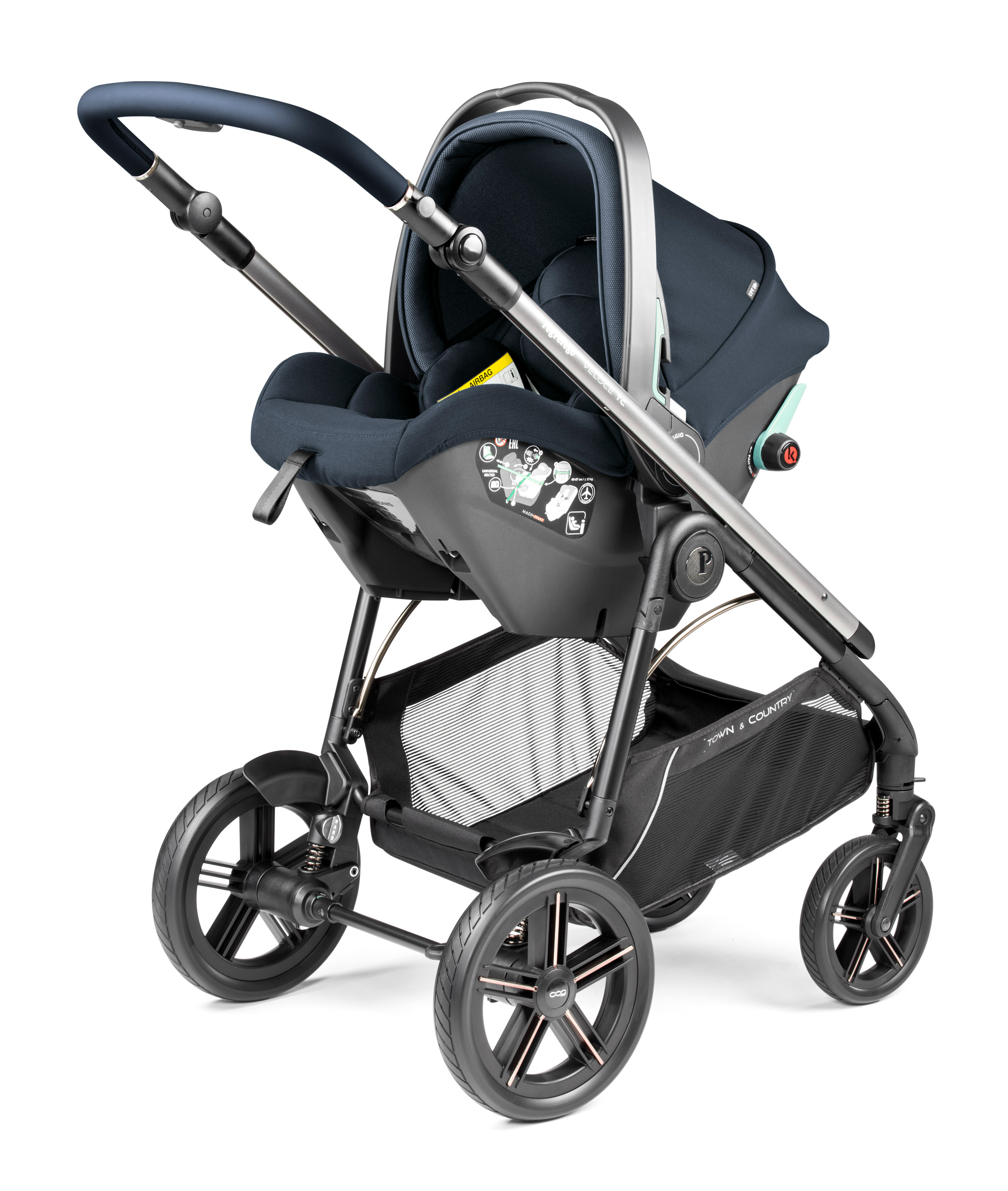 Автокресло Peg-Perego SLK 0 (0 -13 кг) синий - фото 6