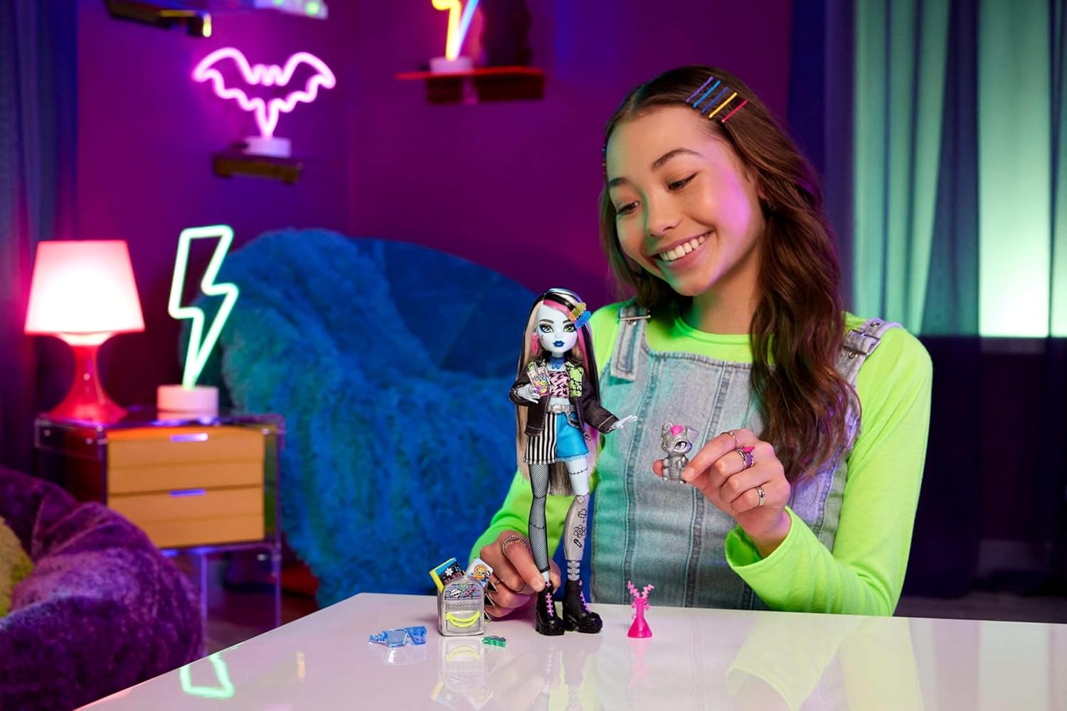 Кукла модельная Monster High Core Doll Фрэнки HXH73 - фото 5
