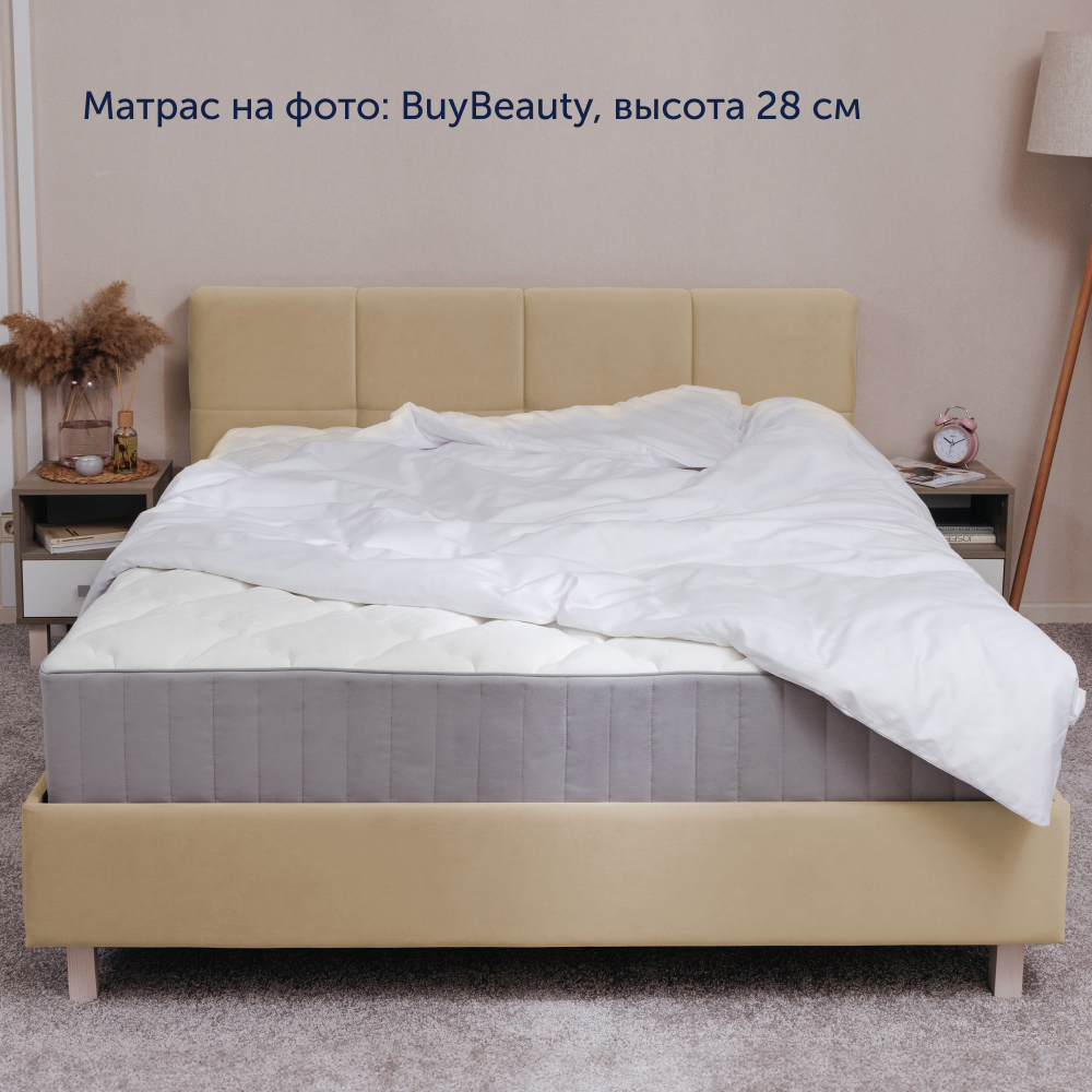 Кровать buyson BuyGlory (бежевый) - фото 6