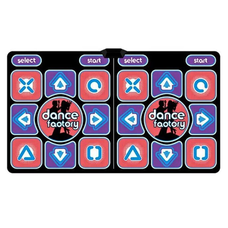 Интерактивная игрушка MagicStyle музыкальный танцевальный игровой коврик для ПК и ТВ 32 бита провод USB для двоих