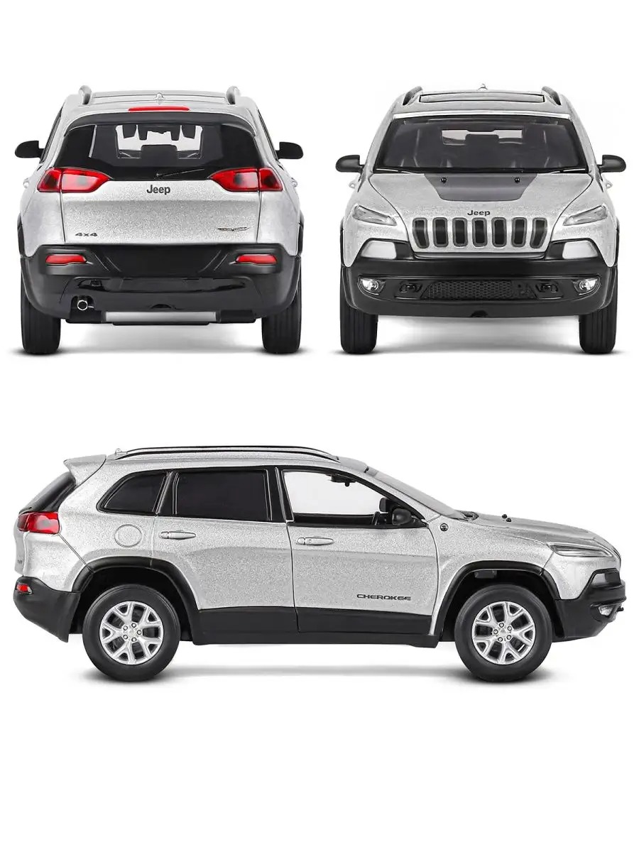 Внедорожник АВТОпанорама Jeep Cherokee 1:32 JB1251498 - фото 6